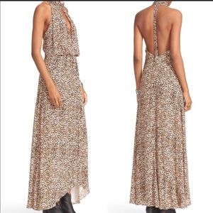 Free people animal instinct racerback maxi dress